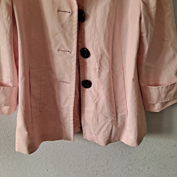 Tahari by Arthur S. Levine Pink Peacoat - Picture 4 of 9